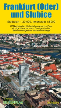 Abbildung von: Stadtplan Frankfurt (Oder) und Slubice - BLOCHPLAN