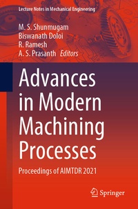 Enlarge image Cover: Advances in Modern Machining Processes - Springer