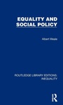 Cover: Equality and Social Policy - Routledge