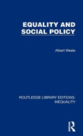 Cover: Equality and Social Policy - Routledge