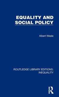 Abbildung von: Equality and Social Policy - Routledge