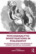 Cover: Psychoanalytic Investigations in Philosophy - Routledge