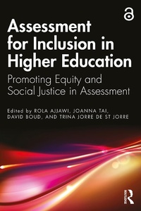Enlarge image Cover: Assessment for Inclusion in Higher Education - Routledge