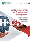 Cover: Training and Human Resource Development for the Digital Society - Emerald Publishing Limited