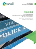 Cover: Police Contact with Individuals with Intellectual or Developmental Disabilities - Emerald Publishing Limited