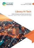 Cover: COVID-19 Pandemic and Health Informatics Part 2 - Emerald Publishing Limited