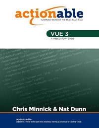 Enlarge image Cover: Actionable Vue 3 - Webucator