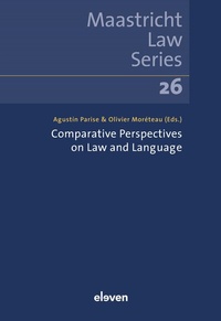 Enlarge image Cover: Comparative Perspectives on Law and Language - Eleven International Publishing