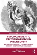 Cover: Psychoanalytic Investigations in Philosophy - Routledge
