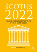 Cover: SCOTUS 2022 - Palgrave Macmillan
