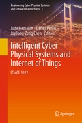 Cover: Intelligent Cyber Physical Systems and Internet of Things - Springer