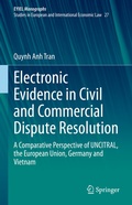 Abbildung von: Electronic Evidence in Civil and Commercial Dispute Resolution - Springer