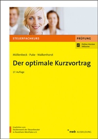Abbildung von: Der optimale Kurzvortrag - NWB