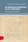 Cover: Der bekannteste Unbekannte des 18. Jahrhunderts - Vandenhoeck & Ruprecht