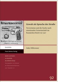 Enlarge image Cover: Gewalt als Sprache der Straße - Franz Steiner Verlag