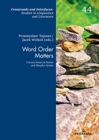 Abbildung von: Word Order Matters - Peter Lang Verlag