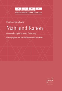 Abbildung von: Mahl und Kanon - Narr Francke Attempto