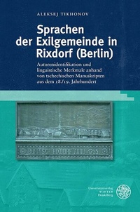 Abbildung von: Sprachen der Exilgemeinde in Rixdorf (Berlin) - Universitätsverlag Winter