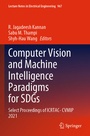 Cover: Computer Vision and Machine Intelligence Paradigms for SDGs - Springer