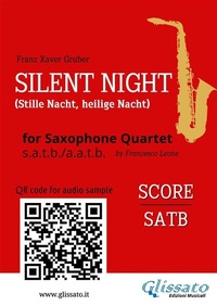 Abbildung von: Saxophone Quartet "Silent Night" score - Glissato Edizioni Musicali
