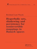 Cover: Hyperbolic Sets, Shadowing and Persistence for Noninvertible Mappings in Banach Spaces - Chapman & Hall/CRC