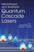 Cover: Mid-Infrared and Terahertz Quantum Cascade Lasers - Cambridge University Press