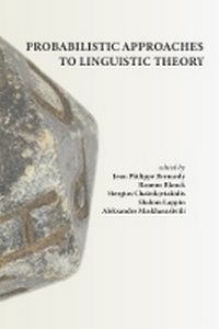 Enlarge image Cover: Probabilistic Approaches to Linguistic Theory - Centre for the Study of Language & Information
