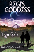 Cover: Regi's Goddess (Gods of Misfortune, #2) - Lyn Gala