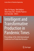 Cover: Intelligent and Transformative Production in Pandemic Times - Springer