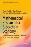 Cover: Mathematical Research for Blockchain Economy - Springer