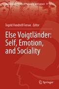 Cover: Else Voigtl&auml;nder: Self, Emotion, and Sociality - Springer
