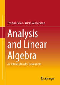 Enlarge image Cover: Analysis and Linear Algebra - Springer