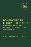 Cover: Loanwords in Biblical Literature - T.& T.Clark Ltd