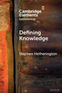 Cover: Defining Knowledge - Cambridge University Press