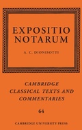 Bild: Expositio Notarum - Cambridge University Press