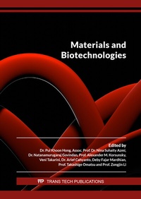 Enlarge image Cover: Materials and Biotechnologies - Trans Tech Publications Ltd
