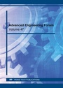 Cover: Advanced Engineering Forum Vol. 47 - Trans Tech Publications Ltd