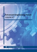 Cover: Advanced Engineering Forum Vol. 47 - Trans Tech Publications Ltd