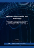 Cover: Manufacturing Science and Technology - Trans Tech Publications Ltd