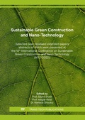 Cover: Sustainable Green Construction and Nano-Technology - Trans Tech Publications Ltd