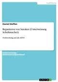 Cover: Reparieren von Sneaker (Unterweisung Schuhmacher) - GRIN Verlag