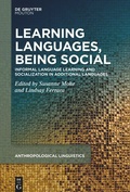 Cover: Learning Languages, Being Social - De Gruyter Mouton