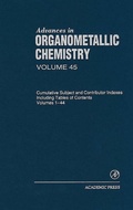 Cover: Advances in Organometallic Chemistry - Academic Press