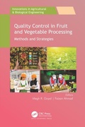Cover: Quality Control in Fruit and Vegetable Processing - Apple Academic Press Inc.