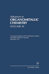 Abbildung von: Advances in Organometallic Chemistry: Volume 45 - Academic Press