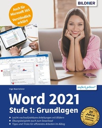 Abbildung von: Word 2021 - Stufe 1: Grundlagen - Bildner Verlag