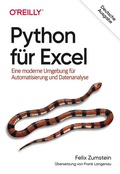 Cover: Python f&uuml;r Excel - O'Reilly