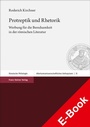 Cover: Protreptik und Rhetorik - Franz Steiner Verlag