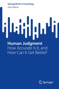 Cover: Human Judgment - Springer
