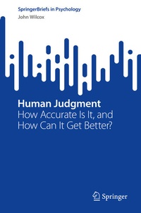Enlarge image Cover: Human Judgment - Springer